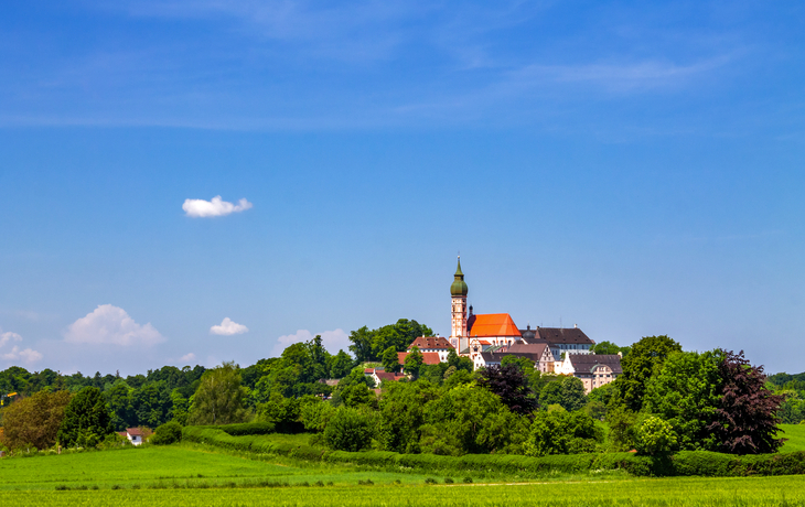 Kloster Andechs im oberbayerischen Landkreis Starnberg