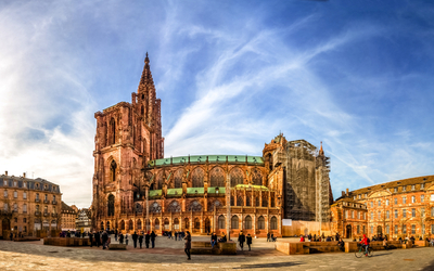 Straßburger Münster im Elsass, Frankreich