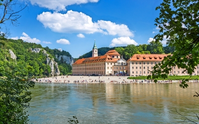 Donaudurchbruch bei Kloster Weltenburg