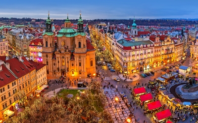 Weihnachtsmarkt in Prag, Tschechien