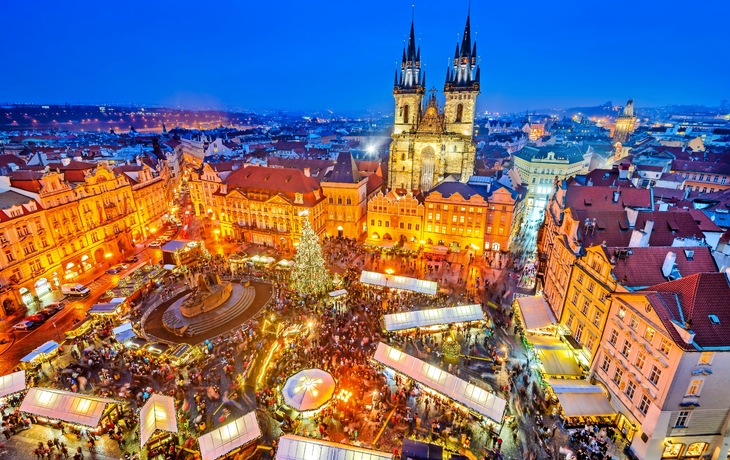 Weihnachtsmarkt in Prag, Tschechien